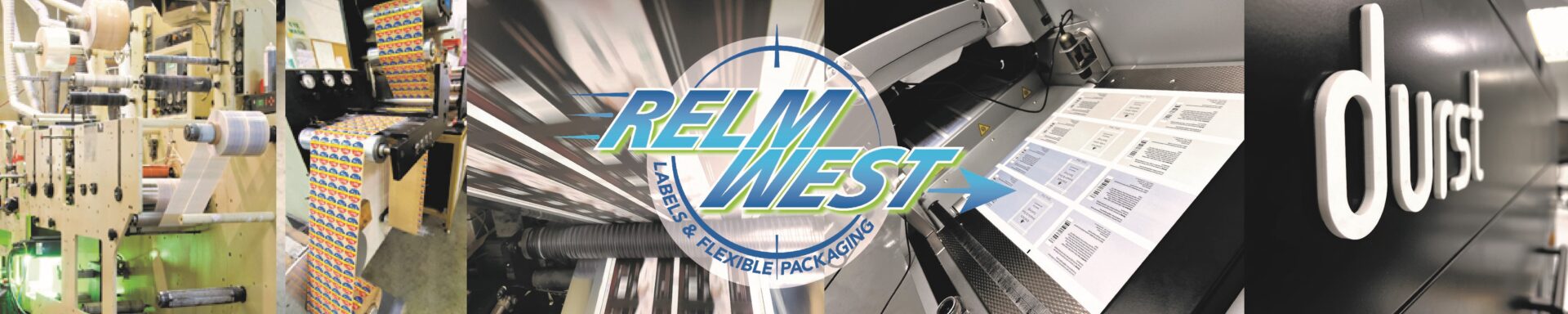 Relm West Flexo Digital Printing Labels Film
